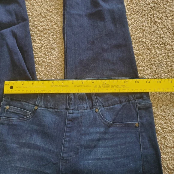 Liverpool Los Angeles Crop Jeans Women's Size 4 27 Dark Wash - Picture 9 of 13